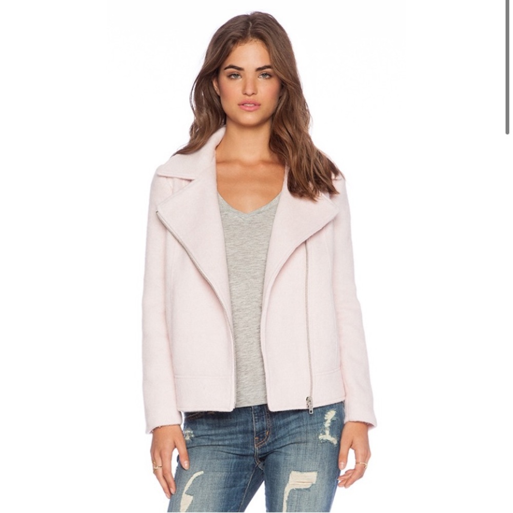 BB Dakota Emmett wool moto jacket